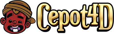 Logo with a cartoon character and text 'Cepot4D'